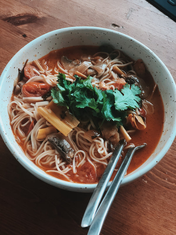 Tom Yum Goong Noodle Recipe