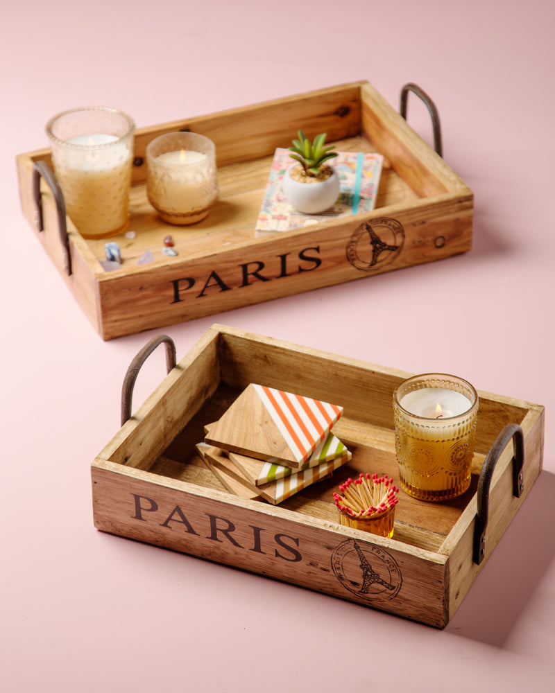 Madulkelle Paris Trays - Set of 2 | Indochine Maison