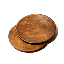 Set of 4 12" Astor Wood Plates